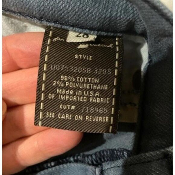 7 For All Mankind Blue Gray Distressed Antiqued Boot Cut Jeans Womens Size 28 - Picture 6 of 10